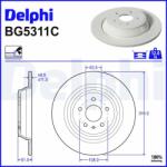 DELPHI Brzdový kotúč DELPHI BG5311C (BG5311C)