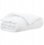 vidaXL Takart & Paplanok Fehér 260 x 220 cm Mikroszál (42007755) (42007755 VidaXL)