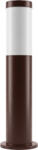 LED line Garden post CUBE round corten E27 80cm LITE (LL-227491)