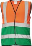 CERVA Vestă reflectorizantă LYNX DUO - Oranj / verde | XL (0303011593004)