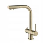 Blue Water Álló konyhai négyutas csaptelep Blue Water Apala 4-utas sárgaréz (Apala 4-way mosiądz antyczny bateria 4 drożna)