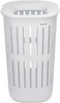 Brabantia Collect-It Laundry Basket magasított szennyestartó kosár levehető Quick-Drop fedővel, 55L, szellőző test, újrahasznosított műanyag, fehér - 244704 (244704)