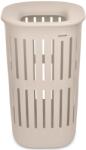 Brabantia Collect-It Laundry Basket magasított szennyestartó kosár levehető Quick-Drop fedővel, 55L, szellőző test, újrahasznosított műanyag, világos bézs - 244681 (244681)