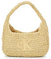 Calvin Klein Jeans Válltáskák BOLD CK RAFFIA SM SHOULDER BAG Bézs Egy méret