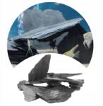  5kg-os Akvárium Kő Szett Pala Fekete