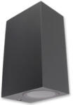 Masterled Lida 150x92 sötétszürke szögletes oldalfali lámpa GU10-es foglalattal (3760)