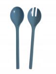 Home Accents Saláta evőeszköz Kék 25 cm - Kanál és villa Melamin 2 db-os szett (5710)