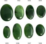  Cabochon Jad Canadian Oval si Picatura 27-46x14-29x4-6 mm - 1 Buc