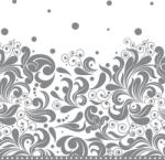 POL-MAK Díszes Silver szalvéta 20 db-os 33x33 cm (PKK052635)