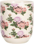 Clayre & Eef Set 6 cani portelan Rose 6x8 cm, 100 ml (6CEMU0070)