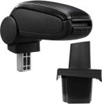  Cotieră pentru Škoda Octavia 2 (02.2004-06.2013) negru piele ecologica cu cusatura alba () (AVR-SKOC0720-N2A)