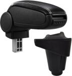  Cotieră pentru Fiat 500L (09.2012-) negru piele ecologica cu cusatura alba () (AVR-FI500L20-N2A)