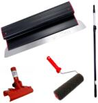 Olejnik Set gletiera profesionala, inox, 80 cm x 0.3 mm, suport, maner prelungitor 1.2-2.2 m, rola gletuit, Ergoplast (147873) - edanco Casuta pentru copii