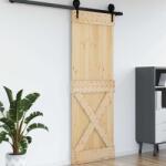 vidaXL Врата NARVIK 80 x 210 cm Натурално (42047095)