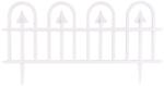 Strend Pro Garden Gard decorativ mini alb pentru gradina 61x32 cm, set 4 buc (2212464)