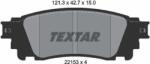 TEXTAR Set placute frana TEXTAR 2215301 (2215301)