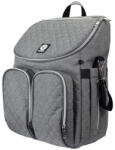DOOKY 2in1 pelenkázó hátizsák szürke melanzs