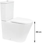 SAT Kombinált WC SAT Brevis fehér fényes felülettel vario lefolyó SATBRE32G (SATBRE32G)