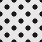 Heko Panels Textil anyag, Fekete pöttyök, poliészter 100%, 210g/pm, Méret: 100cm x 155cm (DX980)