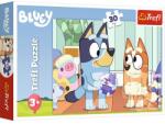 Trefl Puzzle pentru copii Trefl din 30 piese - E mereu distractiv cu Bluey Puzzle