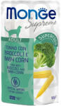 Monge Supreme Adult Alutasakos Macskaeledel (Tonhal, Brokkoli és Bébi Kukorica) - 80 g