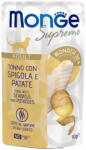 Monge Supreme Adult Alutasakos Macskaeledel (Tonhal, Tengeri Sügér és Burgonya) - 80 g