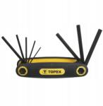 TOPEX 1.5-6 mm-es hatszögkulcsok, 8 db-os készlet (35D958)