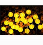 ProGarden Fényfüzér 14, 75 m napelemes fehér gömbök (C46293340)