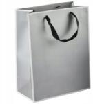 LPM Ajándéktáska Szürke Ajándéktáska Dekoratív Fehér Keret 22x16x8cm