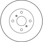 TRW DF1423 Féktárcsa (1db)