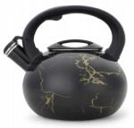  Fekete zománcozott Retro vízforraló 3L indukciós síppal Masterpan (MP-2548)