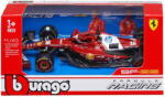 Bburago Bburago: Ferrari SF-25 F1, model de mașină de curse metalic 1/43 (Charles Leclerc #16) (368532-30549)