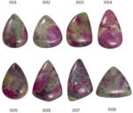  Cabochon Rubin In Iolit Picatura si Neregulat 18-30x13-27x5-7 mm - 1 Buc