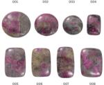  Cabochon Rubin In Iolit Rotund , Dreptunghi si Oval 23-34x13-33x6-7 mm - 1 Buc