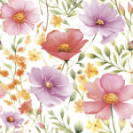 POL-MAK Virág Romantic Meadow szalvéta 20 db-os 33x33 cm PKK766106 (PKK766106)