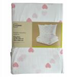 Livarno Valentin napi pamut Valentin napi ágyneműhuzat 220x200 szív Rózsaszín szívecskék