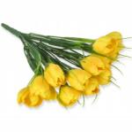 Dalia-RP Krokodil csokor sárga virágok mesterséges tavaszi virágok (krokusy kwiaty wiosenne)