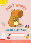 ICO Füzet, tűzött, A5, lecke, 34 lap, ICO "Süni", capybara (TICSULFCB) - officepantry
