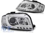  Tuning headlight kit with LED lights suitable for Audi A3 8P 05.2003-03.2008 3D/5D, left and right (ABAUHX6010359)