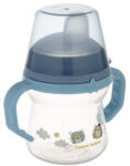 Canpol babies babies Prima cana a bebelusului cu duza din silicon BONJOUR PARIS Blue 150 ml 56/612_blu (5901691869950)