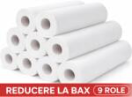 Horeca RO Cearceaf medical hartie 50cm x 50m, 100% celuloza, pretaiat, economic Role pat consult