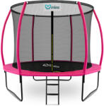 Inlea4Fun ULTIMATE Jump Trambulin belső védőhálóval 305 cm - rózsaszín (IN01-0013)