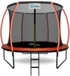 Inlea4Fun ULTIMATE Jump Trambulin belső védőhálóval 250 cm - narancssárga (IN01-0008)