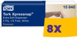 Tork Xpressnap® Extra Soft adagolós szalvéta - 2 rétegű, hófehér, 33x21cm, 500 lap (Karton - 8 csg) (15840)
