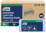 Tork szöszszegény ipari tisztítókendő - kék, 32, 4x39cm, 80 lap (Karton - 5 csomag) (190578)