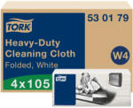 Tork nagy teljesítményű tisztítókendő - fehér, 41, 5x35, 5cm, 105 lap (Karton - 4 csg) (530179)