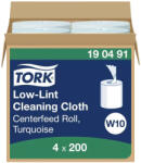 Tork szöszszegény tisztítókendő utántöltő - kék, 60m (Karton - 4 tek) (190491)