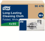 Tork többször használható tisztítókendő - fehér, 36x42cm, 90 lap (Karton - 4 csg) (90479)