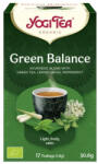 YOGI TEA zöld egyensúly zöld tea - citromfű, borsmenta (17x1, 8g) 17db