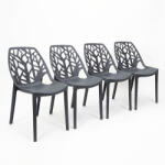 INLEA Étkezőszék 4 darab ELOWEN - szürke (IN13-0024) - inlea